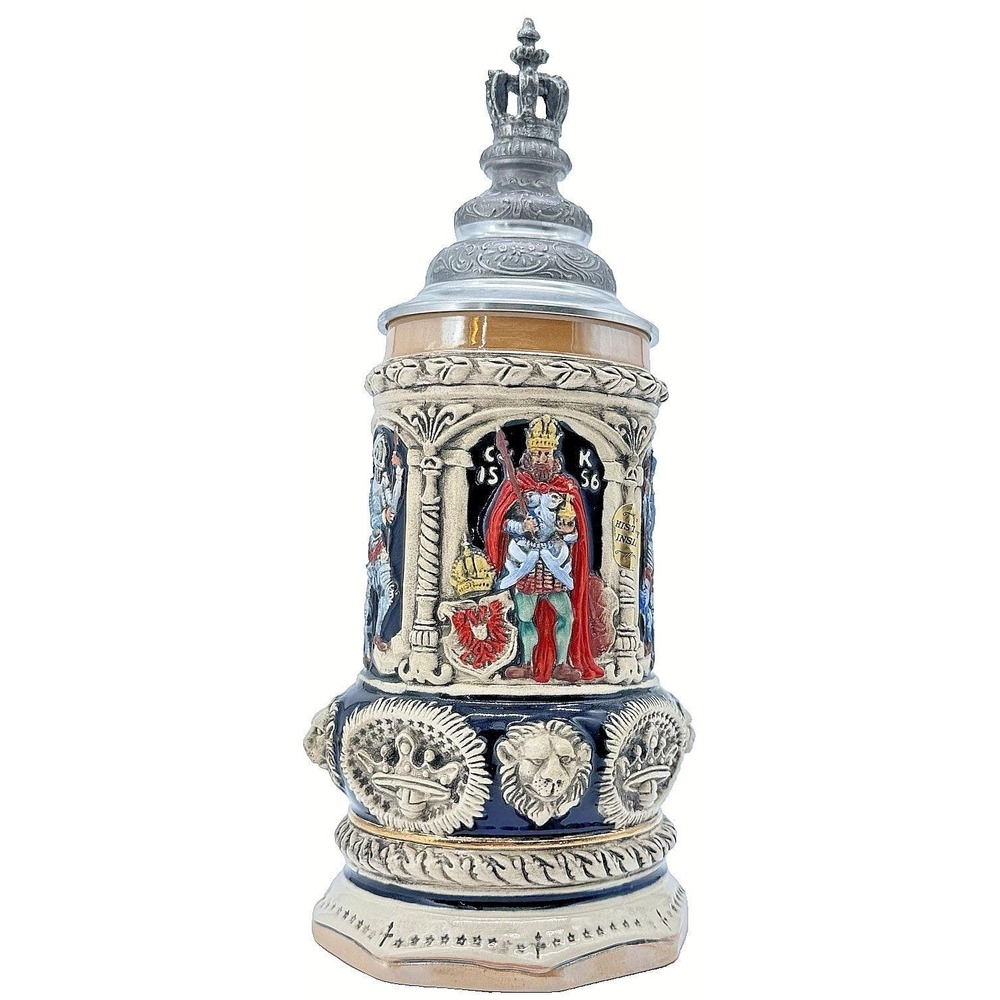 Thewalt Beer Stein Konigsseidel The King's Stein Crown Handcrafted in Germany LE